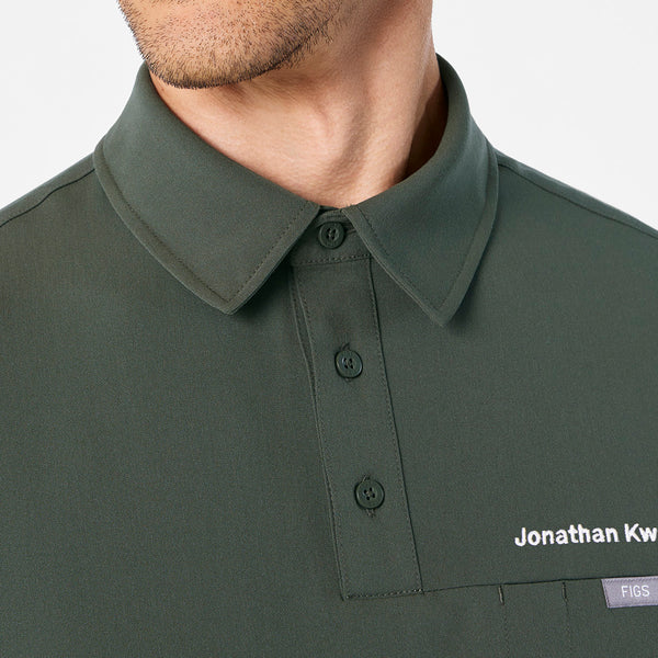 men's Moss Eugene Polo - Scrub Top