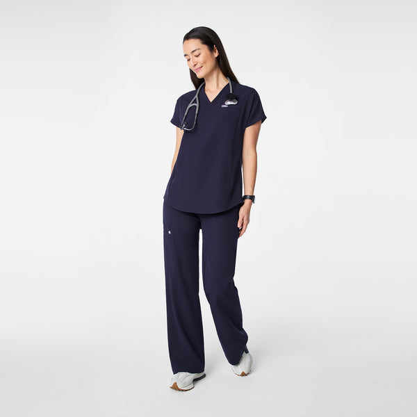 Women's Navy Addison Tunic - Scrub Top