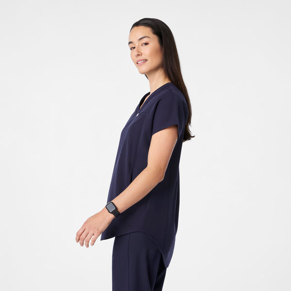 Women's Navy Addison Tunic - Scrub Top