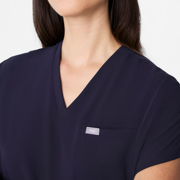 Women's Navy Addison Tunic - Scrub Top