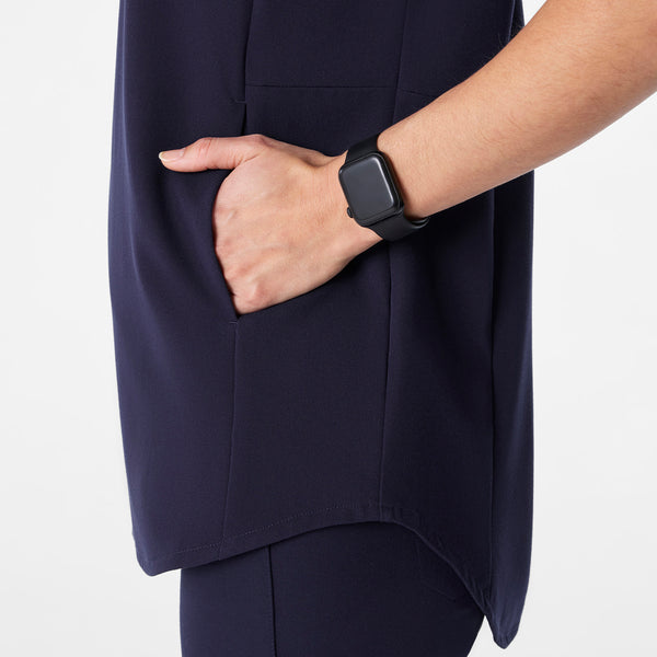 Women's Navy Addison Tunic - Scrub Top