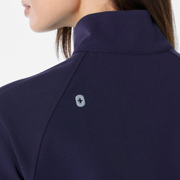 Women's Navy Sydney Cropped - Scrub Jacket