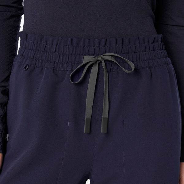 Women's Navy Marseille High-Rise Wide-Leg - Scrub Pant