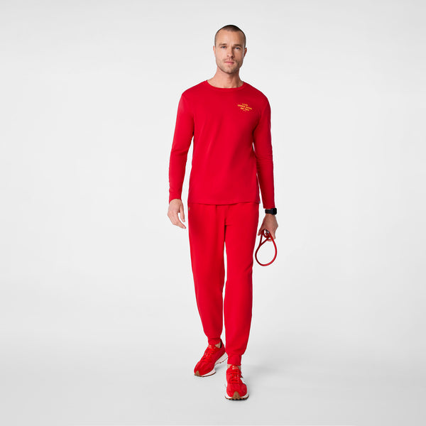 Men's Pop Red Luck Looks Good On You - Long-Sleeve Underscrub