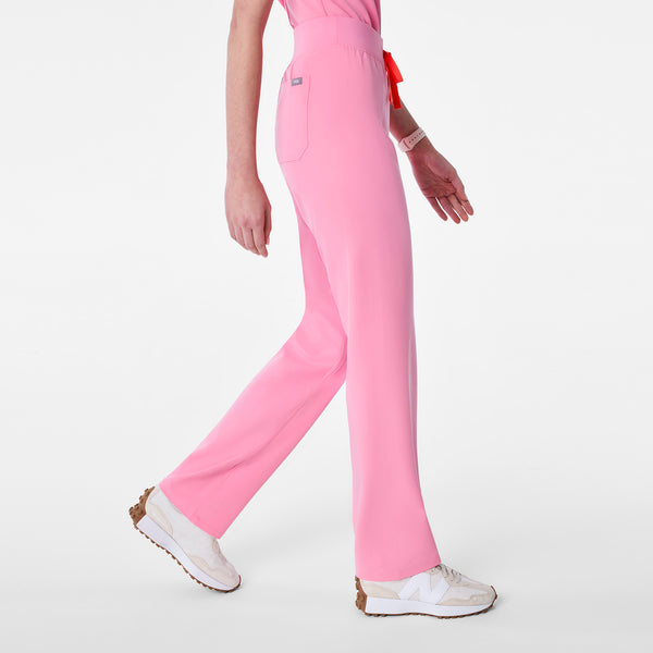 Women's Sunrise Pink Livingston High-Rise- Straight-Leg Scrub Pant™