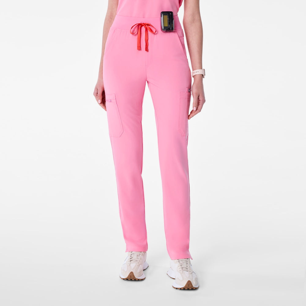 Women's Sunrise Pink Yola High-Rise Slim  -  Scrub Pant™