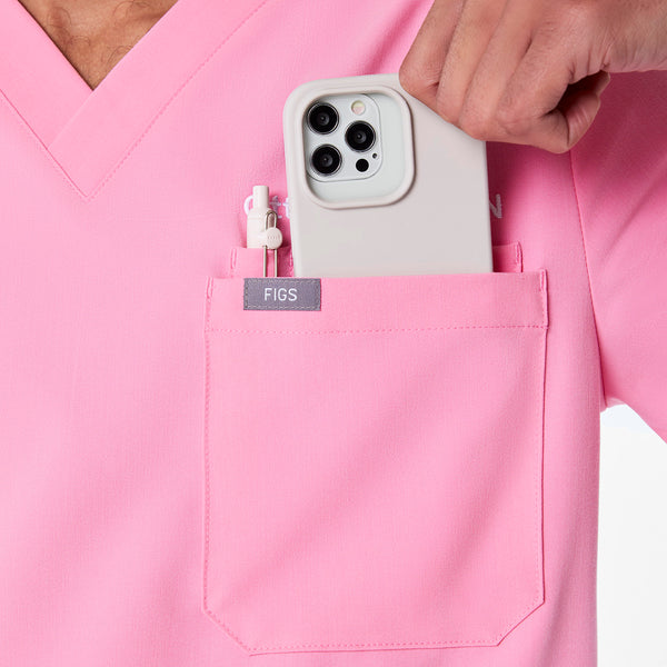 Men's Sunrise Pink Leon -  Scrub Top™