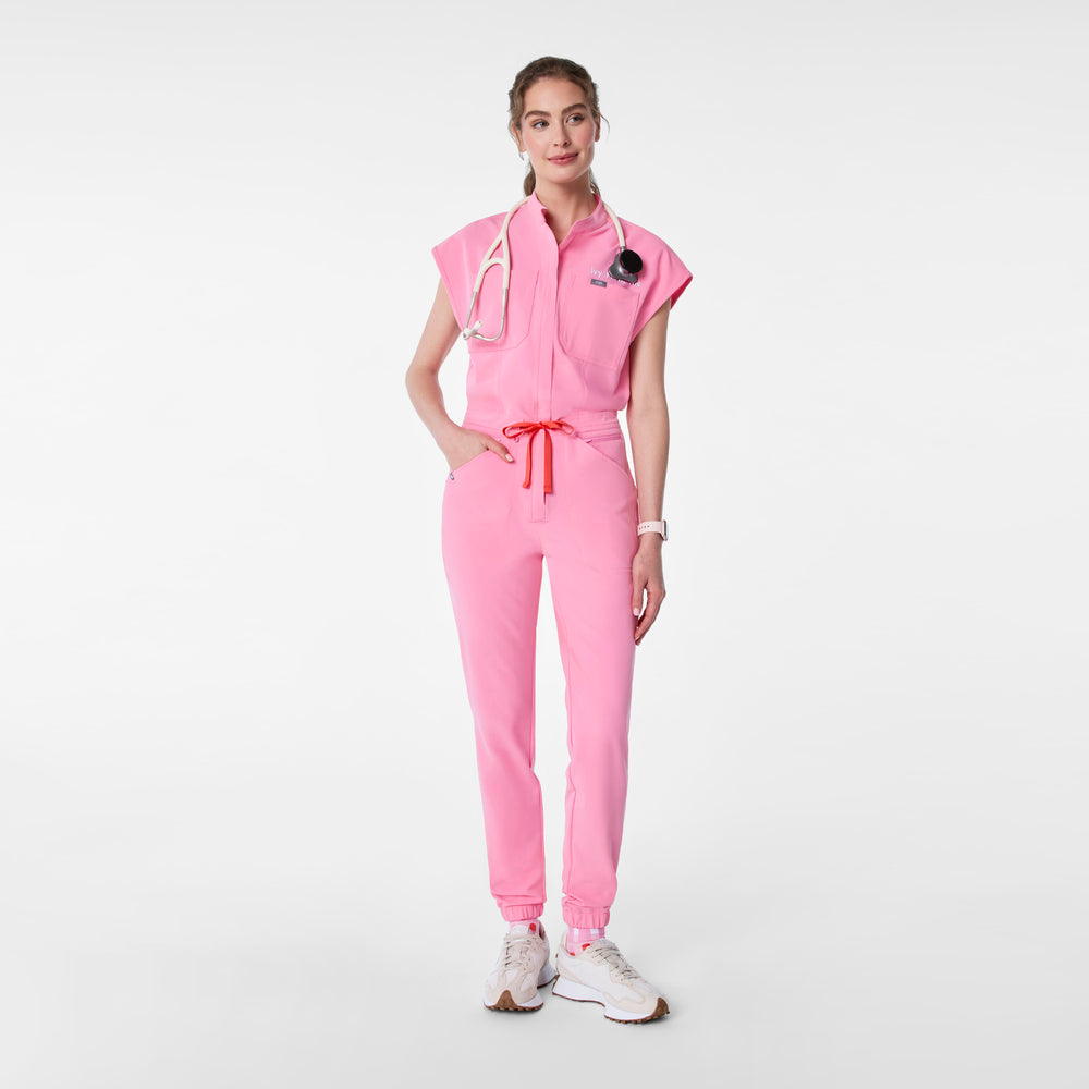 Women's Sunrise Pink Rafaela Cargo - ScrubJumpsuit™