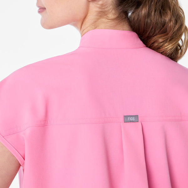 Women's Sunrise Pink Rafaela - Oversized Scrub Top™