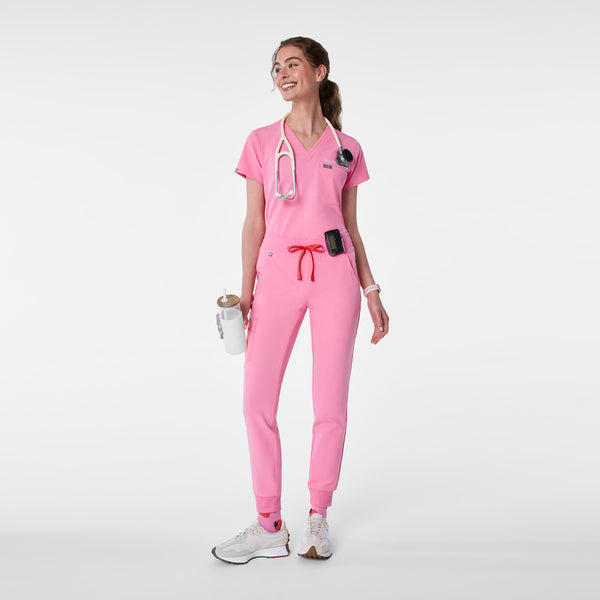 Women's Sunrise Pink Zamora - Petite Jogger Scrub Pant™