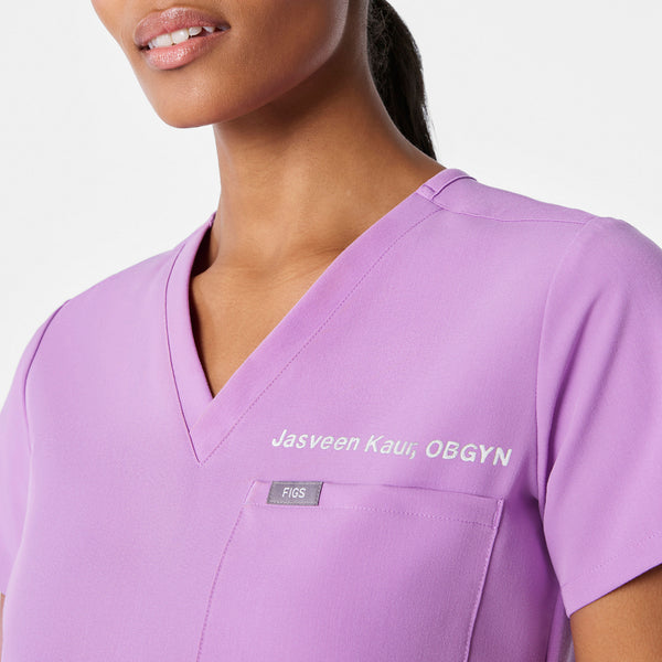 Women's Wild Iris Catarina -  Scrub Top™