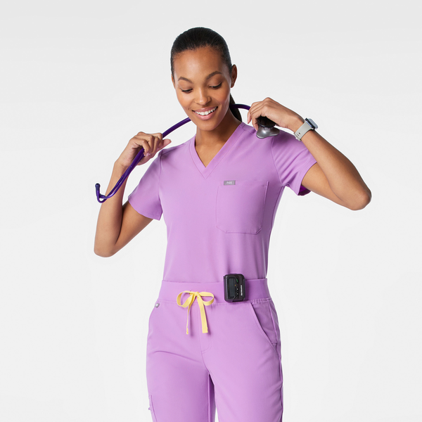 Women's Wild Iris Catarina -  Scrub Top™