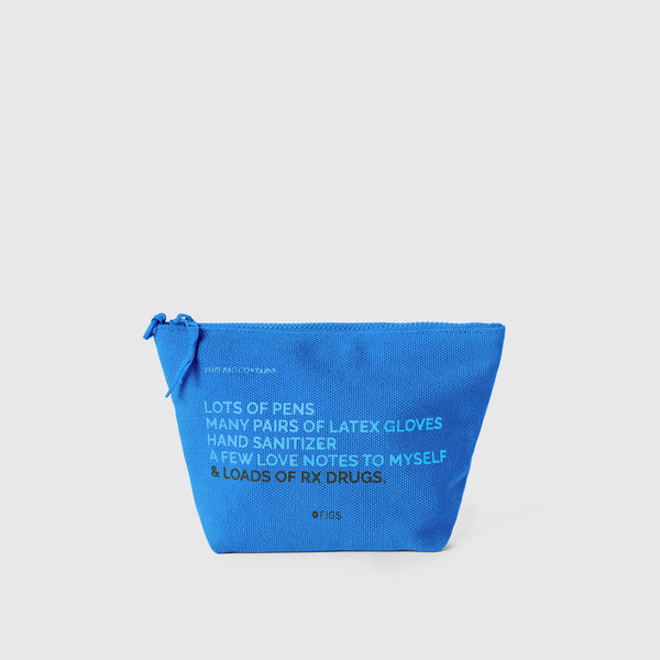 Unisex Blue Horizon FIGS Canvas Pouch