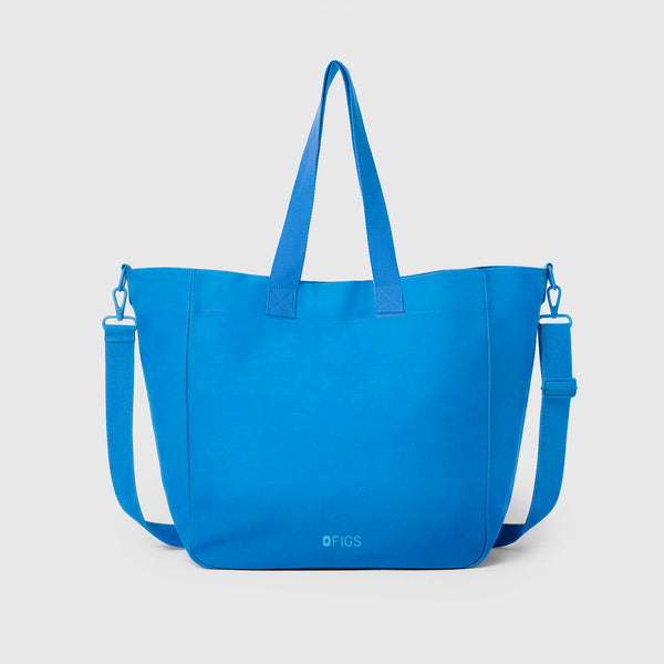 Blue Horizon - A Very Large Needle Canvas Tote