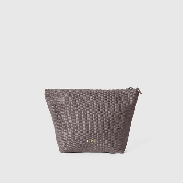 Unisex Dark Gull Grey FIGS Canvas Pouch