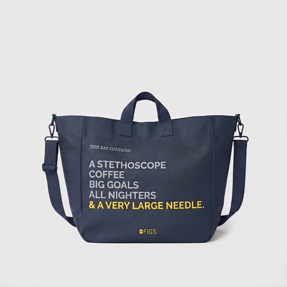 Dark Harbor A Very Large Needle - Detachable Strap Tote