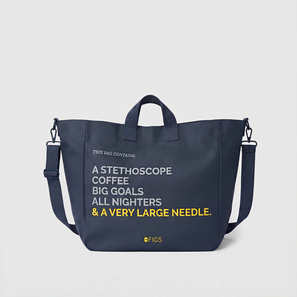 Dark Harbor A Very Large Needle - Detachable Strap Tote
