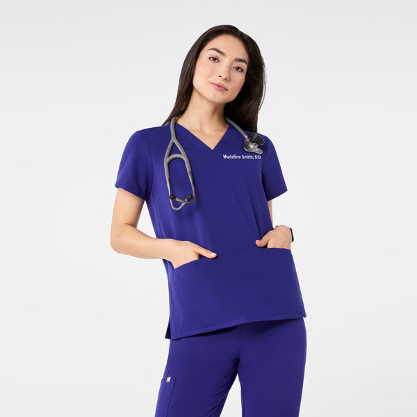 Women's Deep Royal Blue Casma -  Scrub Top™