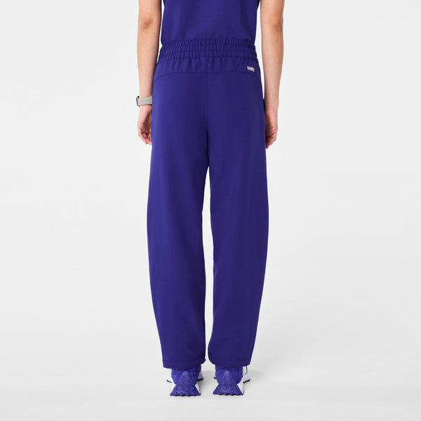 Women's Deep Royal Blue Giuliana High-Rise Barrel-Leg - Tall Scrub Pant
