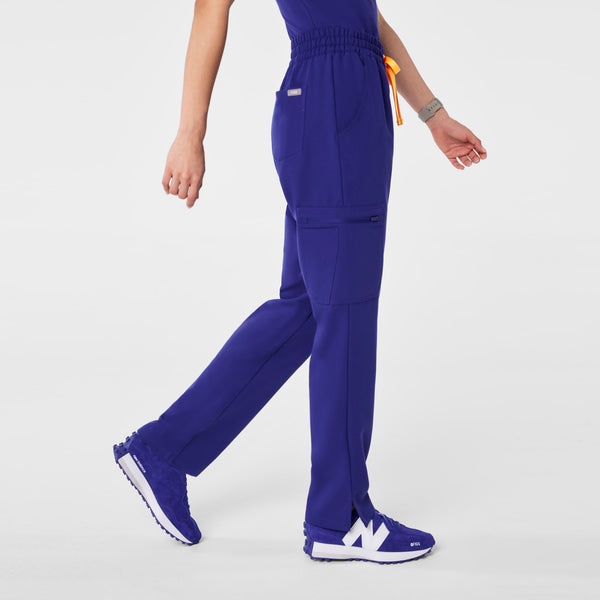 Women's Deep Royal Blue Dowa High-Rise Straight-Leg - Scrub Pant