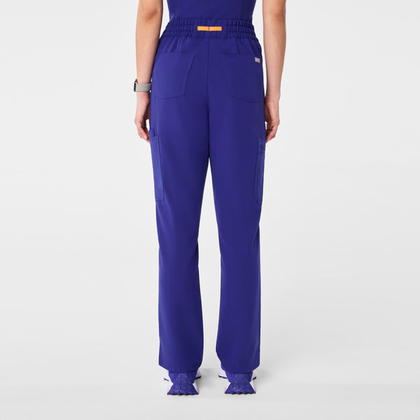 Women's Deep Royal Blue Dowa High-Rise Straight-Leg - Scrub Pant