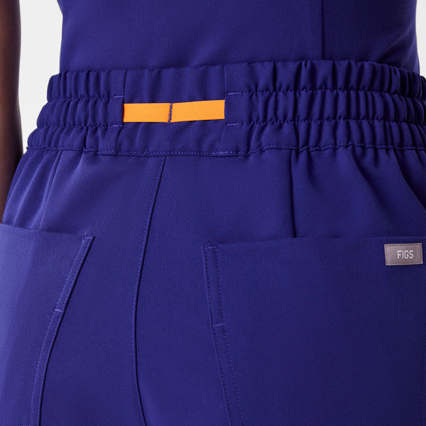 Women's Deep Royal Blue Dowa High-Rise Straight-Leg - Scrub Pant