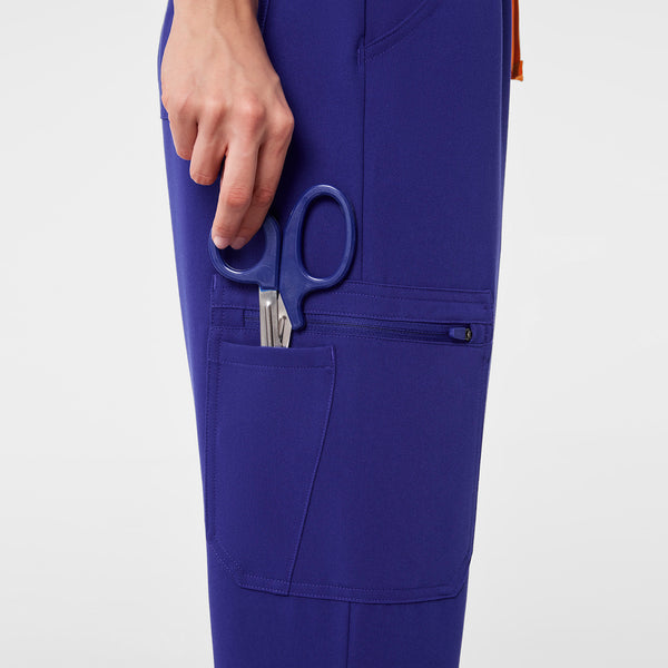 Women's Deep Royal Blue Dowa High-Rise Straight-Leg - Scrub Pant