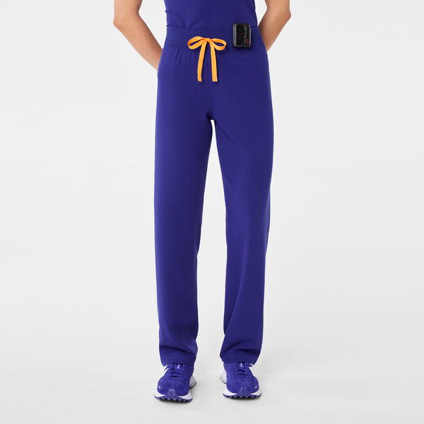Women's Deep Royal Blue Livingston High-Rise- Straight-Leg Scrub Pant™