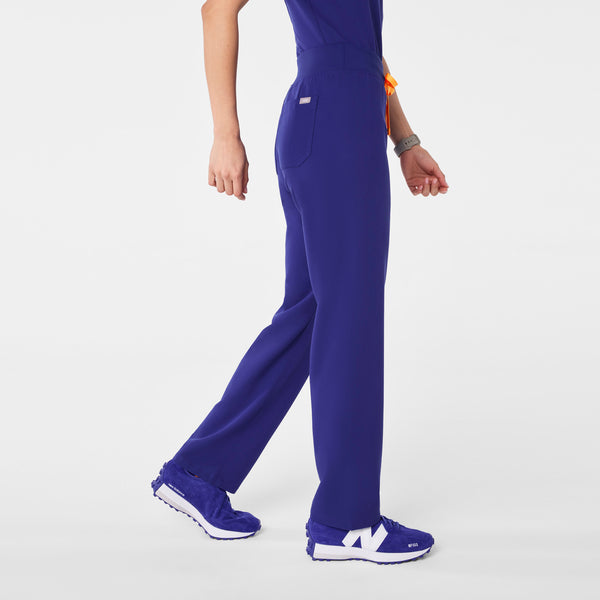 Women's Deep Royal Blue Livingston High-Rise- Straight-Leg Scrub Pant™