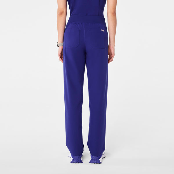 Women's Deep Royal Blue Livingston High-Rise- Straight-Leg Scrub Pant™
