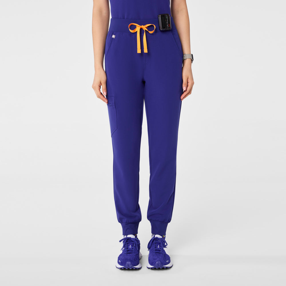 women's Deep Royal Blue High Waisted Zamora - Jogger Scrub Pant™
