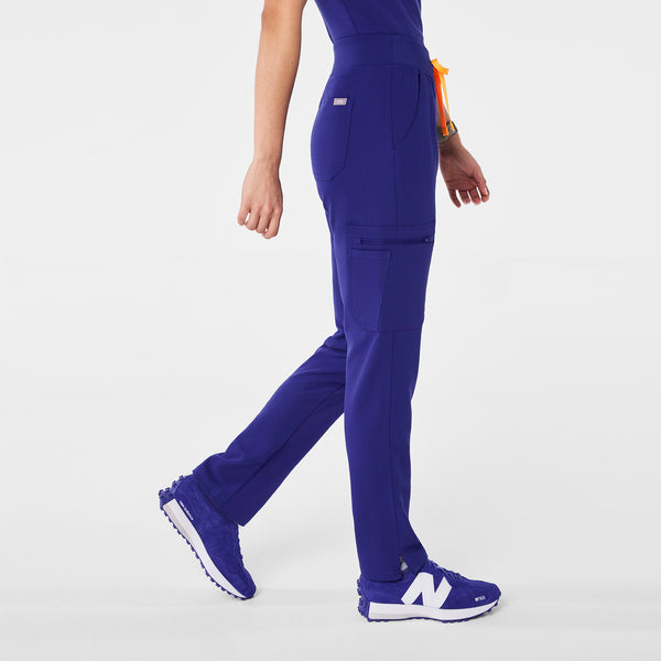 Women's Deep Royal Blue Yola High-Rise Slim  - Petite  Scrub Pant™