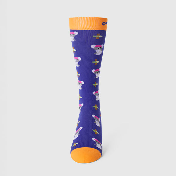 Unisex Deep Royal Blue Koala-fied - Compression Socks