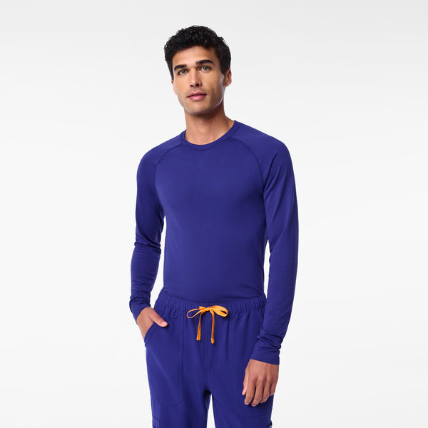 Men's Deep Royal Blue Makato Seamless - Long-Sleeve Underscrub