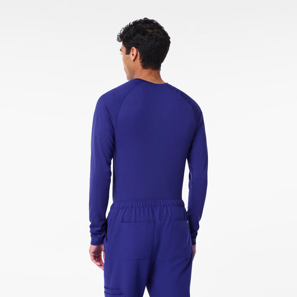 Men's Deep Royal Blue Makato Seamless - Long-Sleeve Underscrub