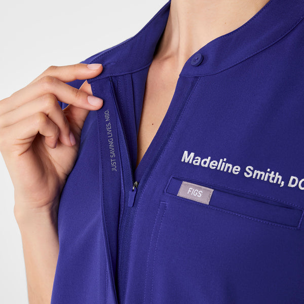 Women's Deep Royal Blue Montex Relaxed Scrub Top