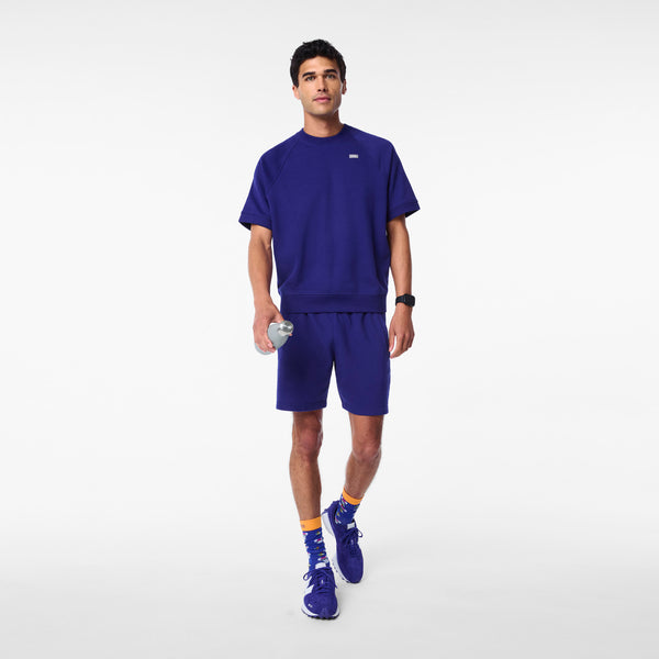 Men's Deep Royal Blue Elliot Short-Sleeve Sweatshirt