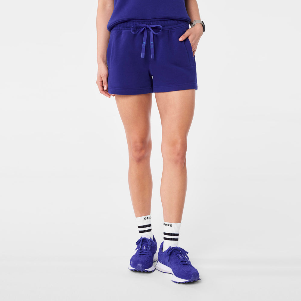 women's Deep Royal Blue Off-Shift - Lounge Shorts™