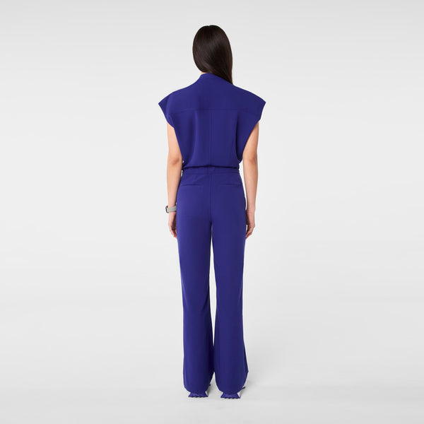 Women's Deep Royal Blue Rafaela Wide-Leg - ScrubJumpsuit™