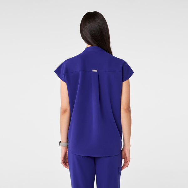 Women's Deep Royal Blue Rafaela - Oversized Scrub Top™