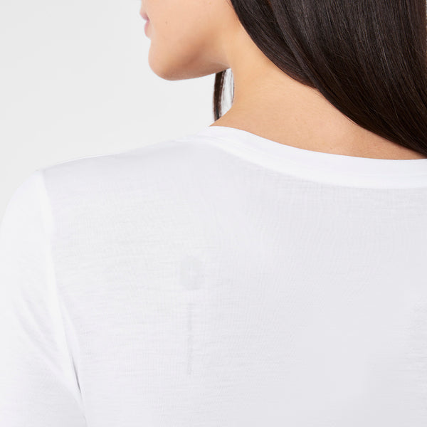 Women's Optic White I Am A Nurse - Long-Sleeve Underscrub