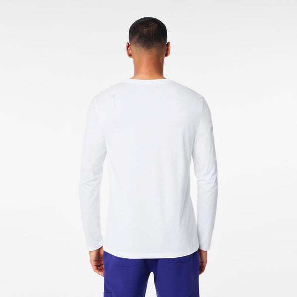 Men's Optic White I Am a Nurse - Long-Sleeve Underscrub