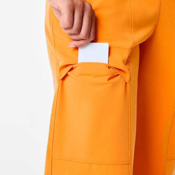 Women's Creamsicle Giuliana High-Rise Barrel-Leg - Petite Scrub Pant