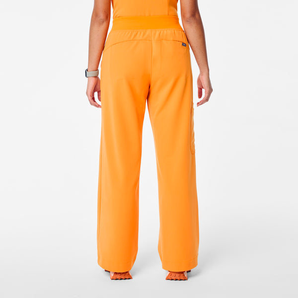Women's Creamsicle Isabel High-Rise Wide-Leg - Petite Scrub Pant
