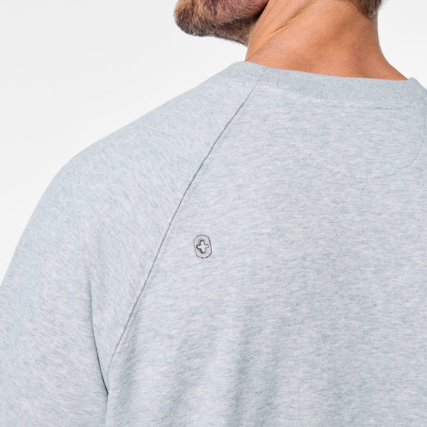 Men's Heather Grey Elliot Short-Sleeve Sweatshirt