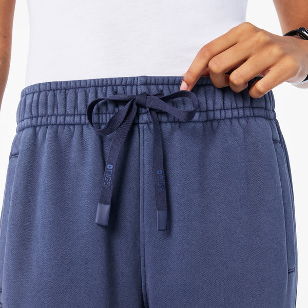 Women's Quiet Navy Hayden Vintage Wash Wide-Leg - Sweatpant