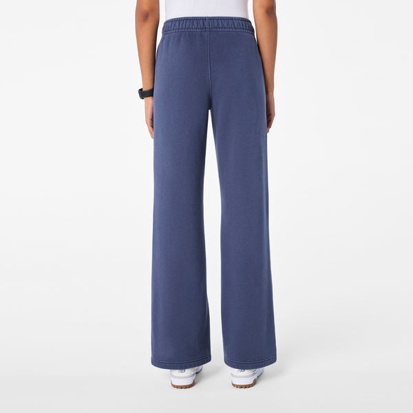 Women's Quiet Navy Hayden Vintage Wash Wide-Leg - Sweatpant