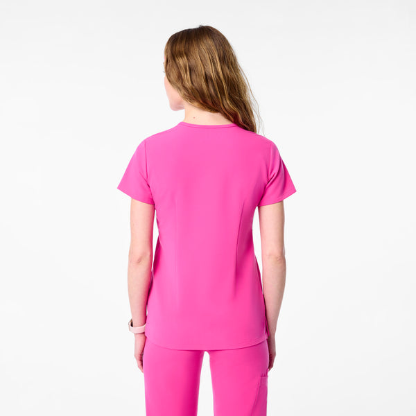 Women's Rapid Response Pink Casma -  Scrub Top™