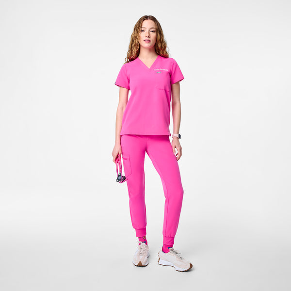 Women's Rapid Response Pink Catarina Petite -  Scrub Top™