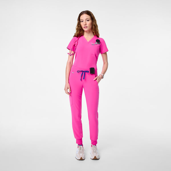 Women's Rapid Response Pink Catarina Petite -  Scrub Top™